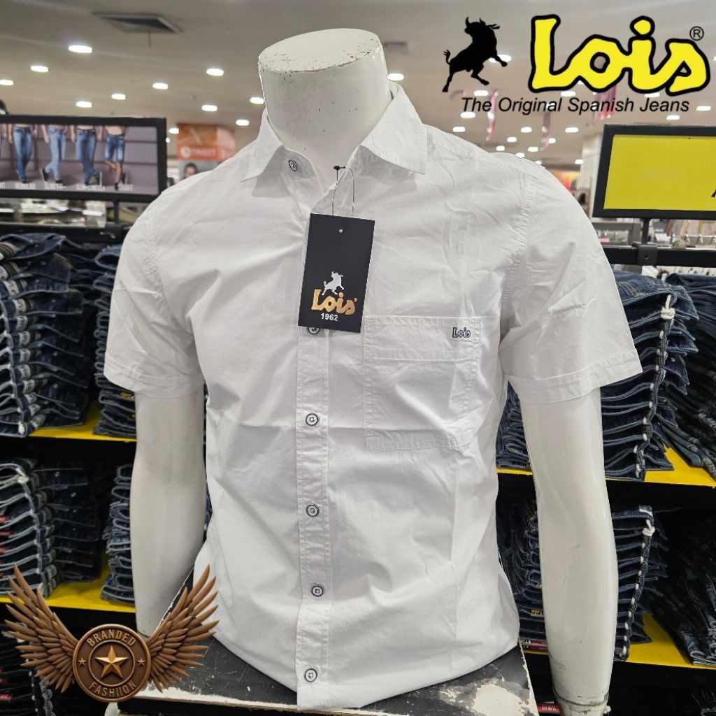 LOIS JEANS KEMEJA LENGAN PENDEK SLIMFIT KLS606