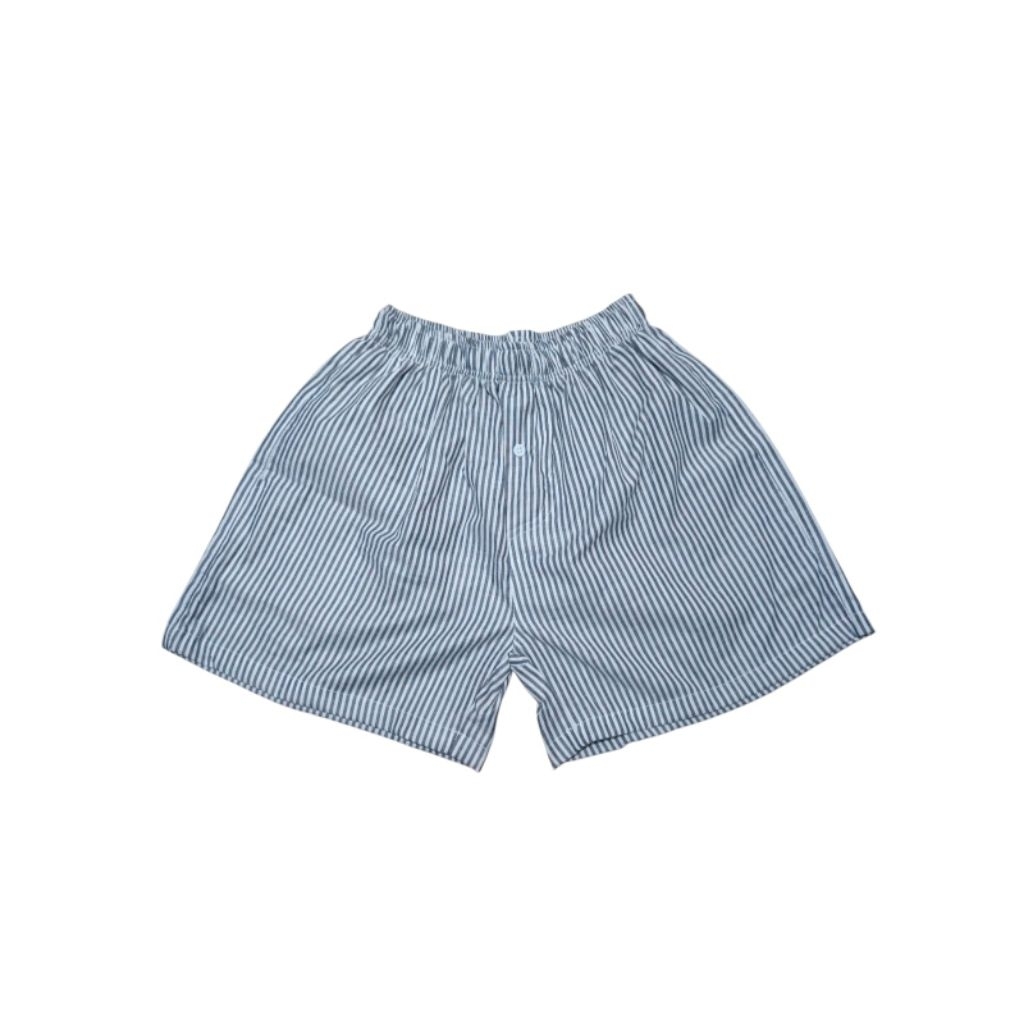 CELANA PENDEK PRIA WANITA KOLOR BOXER MOTIF GARIS GARIS SALUR