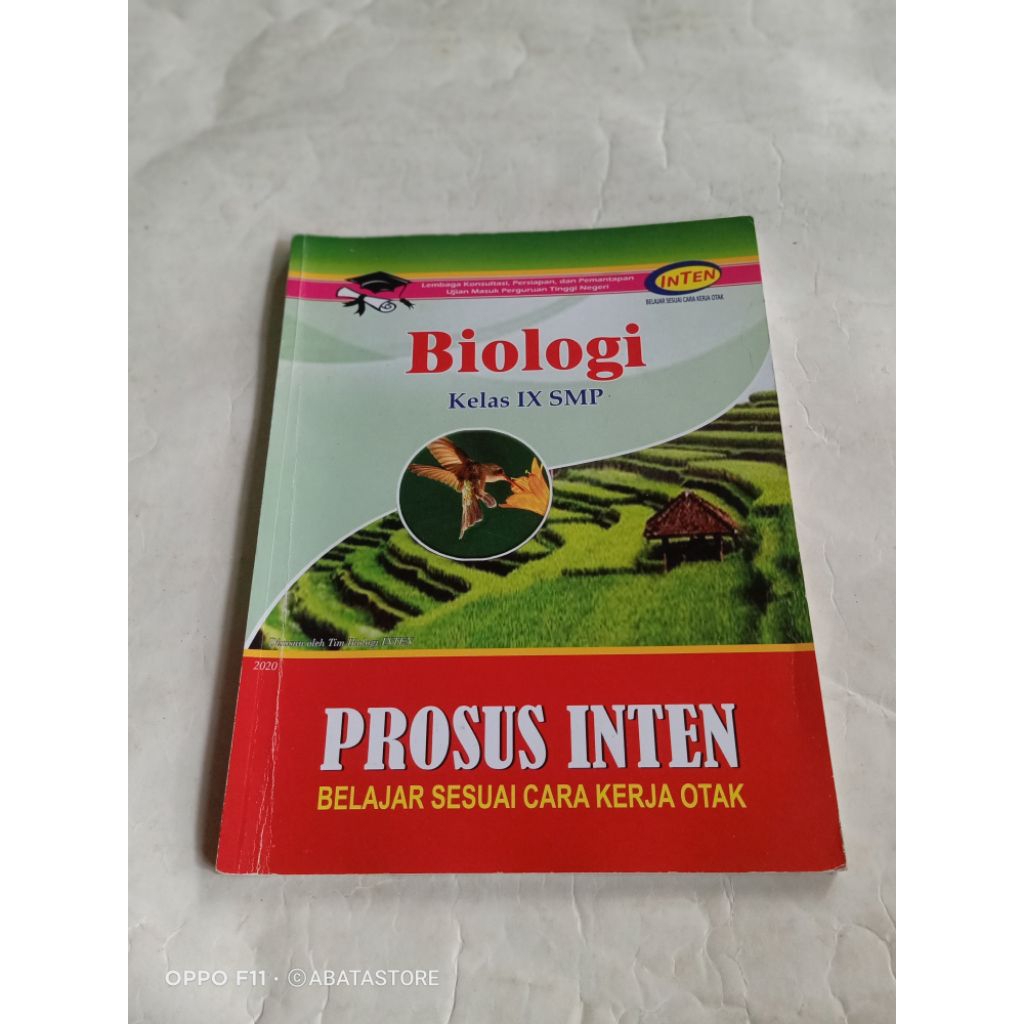 BUKU INTEN BIOLOGI SMP KLS IX PROSUS INTEN BELAJAR SESUAI CARA KERJA OTAK TH 2020