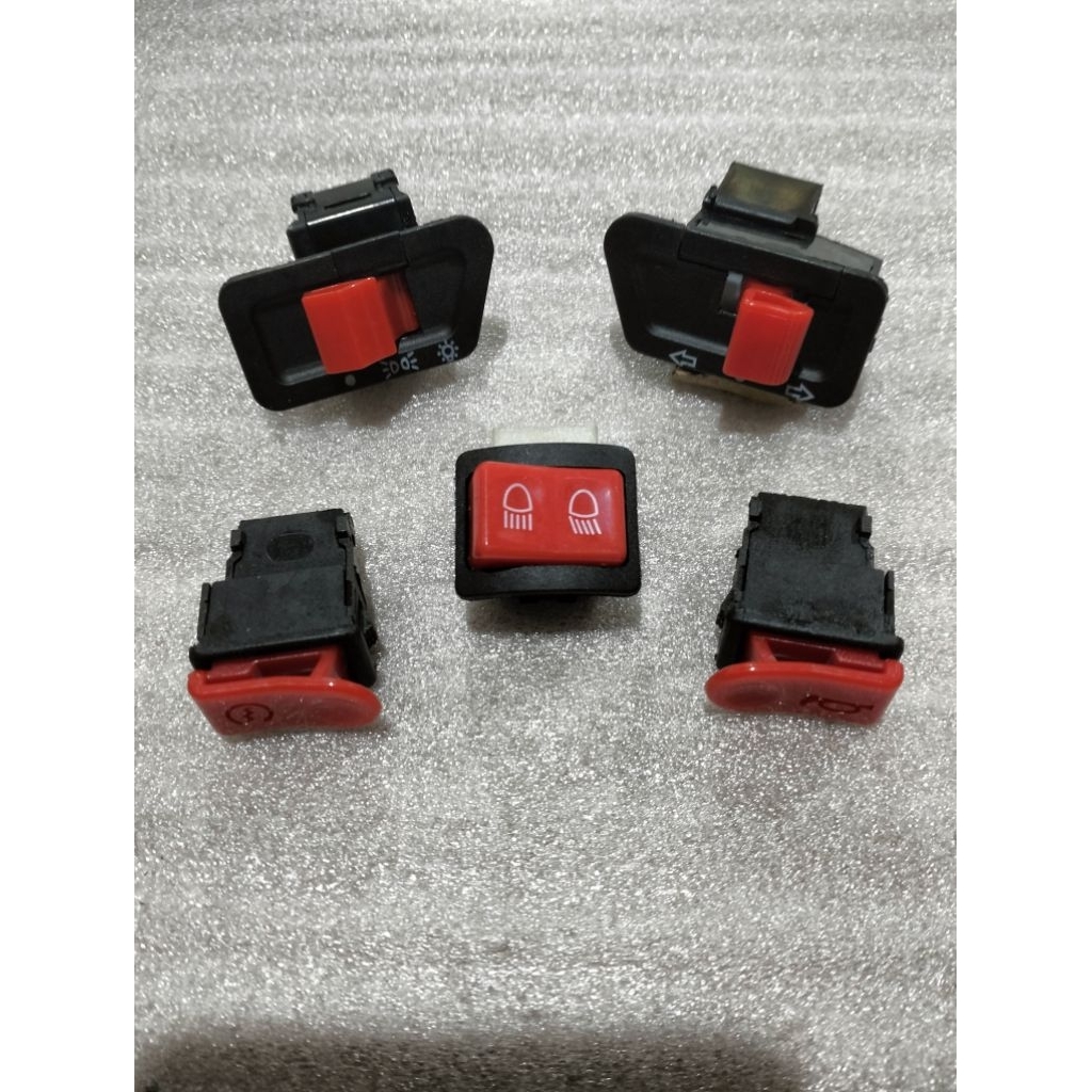 TOMBOL SAKLAR VARIO 110 KARBU MERAH // TOMBOL SAKLAR  BEAT LAMA KARBU MERAH