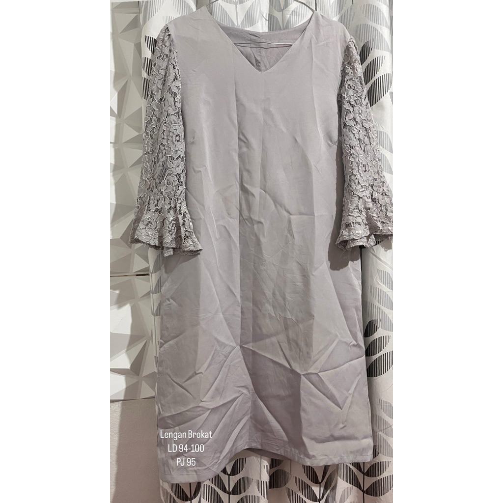 Dress Kombinasi Brokat