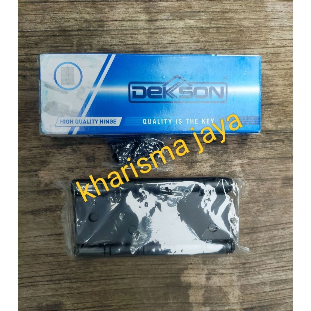 Engsel 4" Dekkson hitam nylon