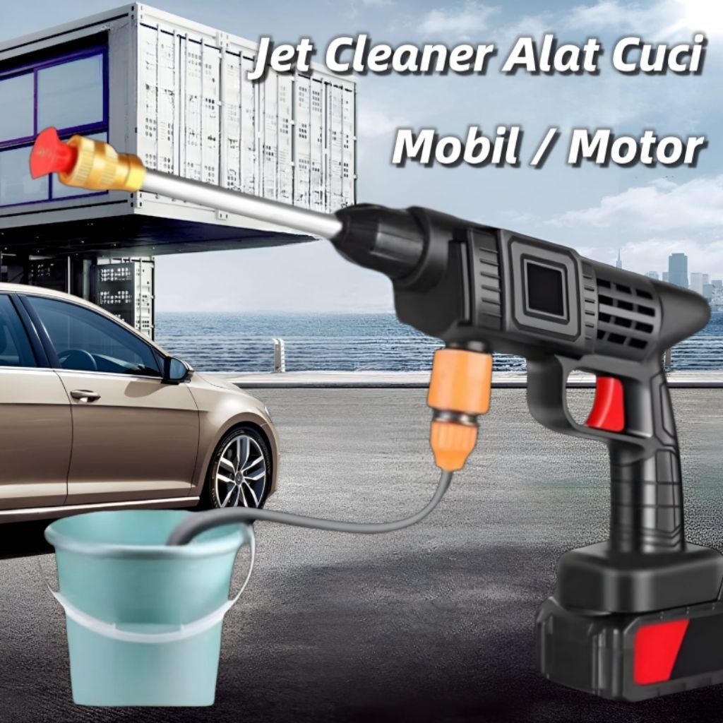 Jet cleaner Tekanan Tinggi Alat Cuci Motor Mini Portabel