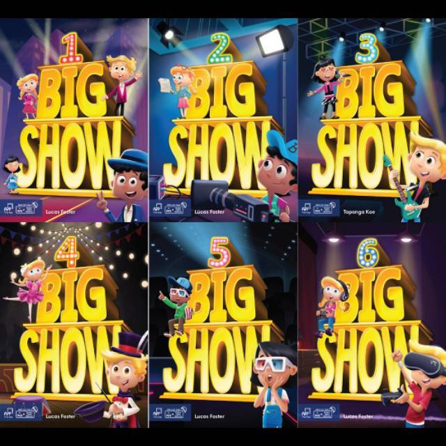Big Show Series Buku Pelajaran Bahasa Inggris SD Kelas 1-6 CEFR Komprehensif