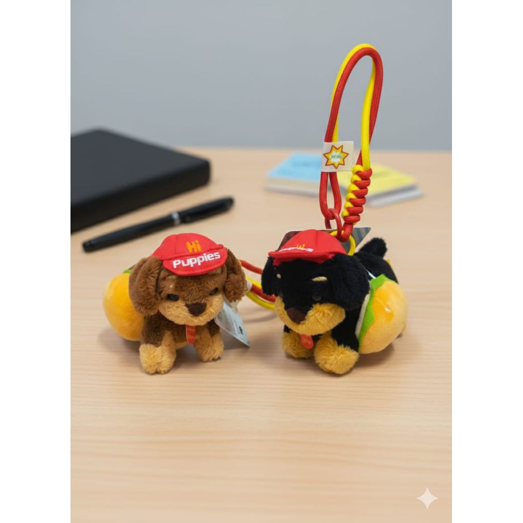 gantungan boneka pupies/gantungan tas/keycan hp/lucu