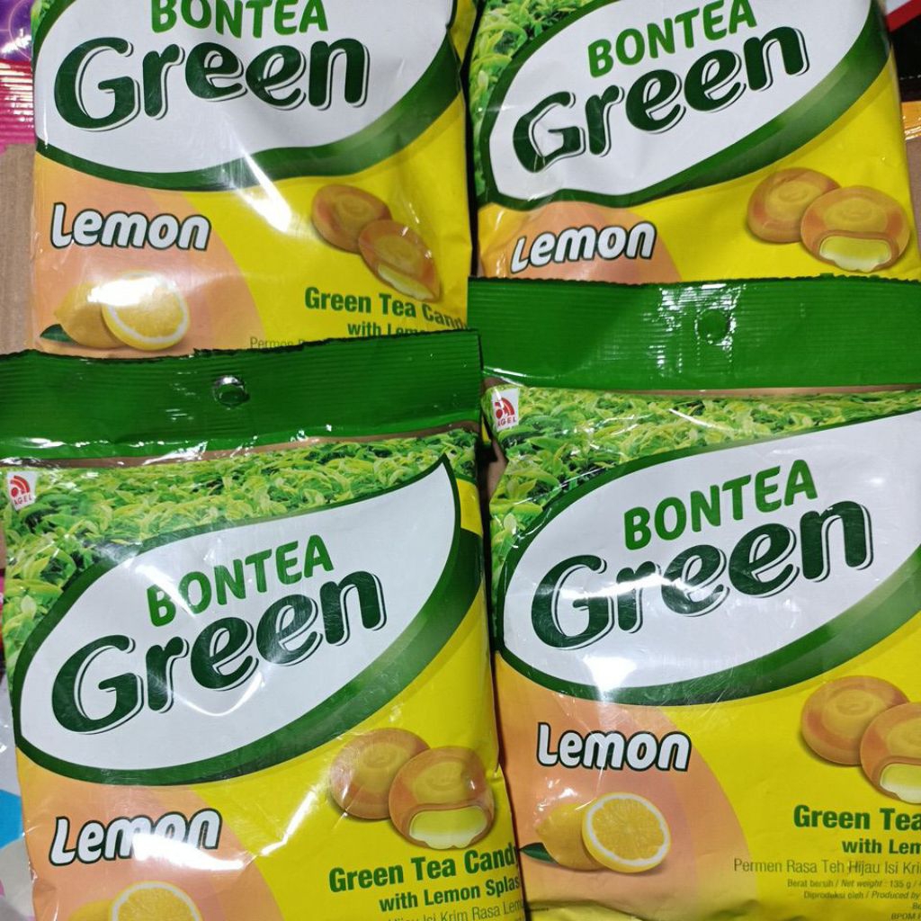 Permen Bontea Green Tea Lemon/Bks@50pcs