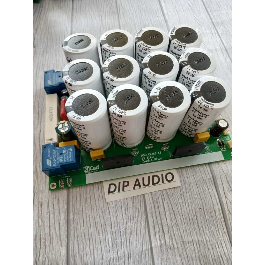 KIT PSU AB 12 ELCO DOUBLE LAYER + ELCO NICHICON PUTIH 10000UF 80V