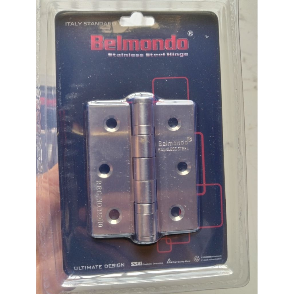 Engsel Stainless 3" inch BELMONDO/ Engsel Pintu 3" inch Stainless Tebal BELMONDO
