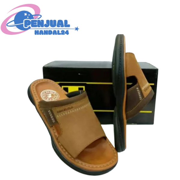 SANDAL CASUAL PRIA PAKALOLO 0873 LEATHER ORIGINAL / Sandal Pakalolo Pria Original 100%