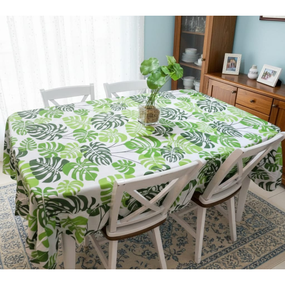 Shafiyyah.sarban Taplak Meja Makan 6 Enam Kursi Rempel / Rumbai