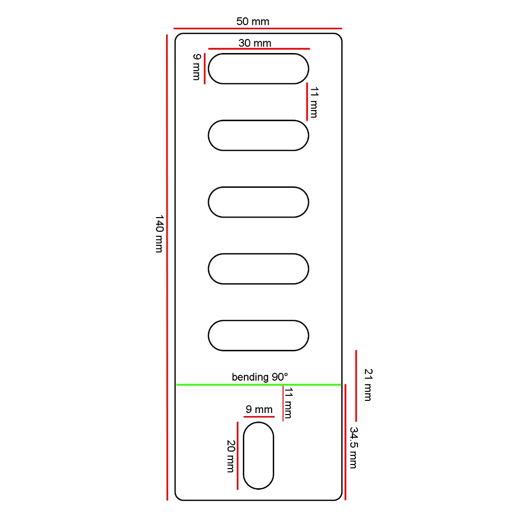 Besi plat custom 3mm