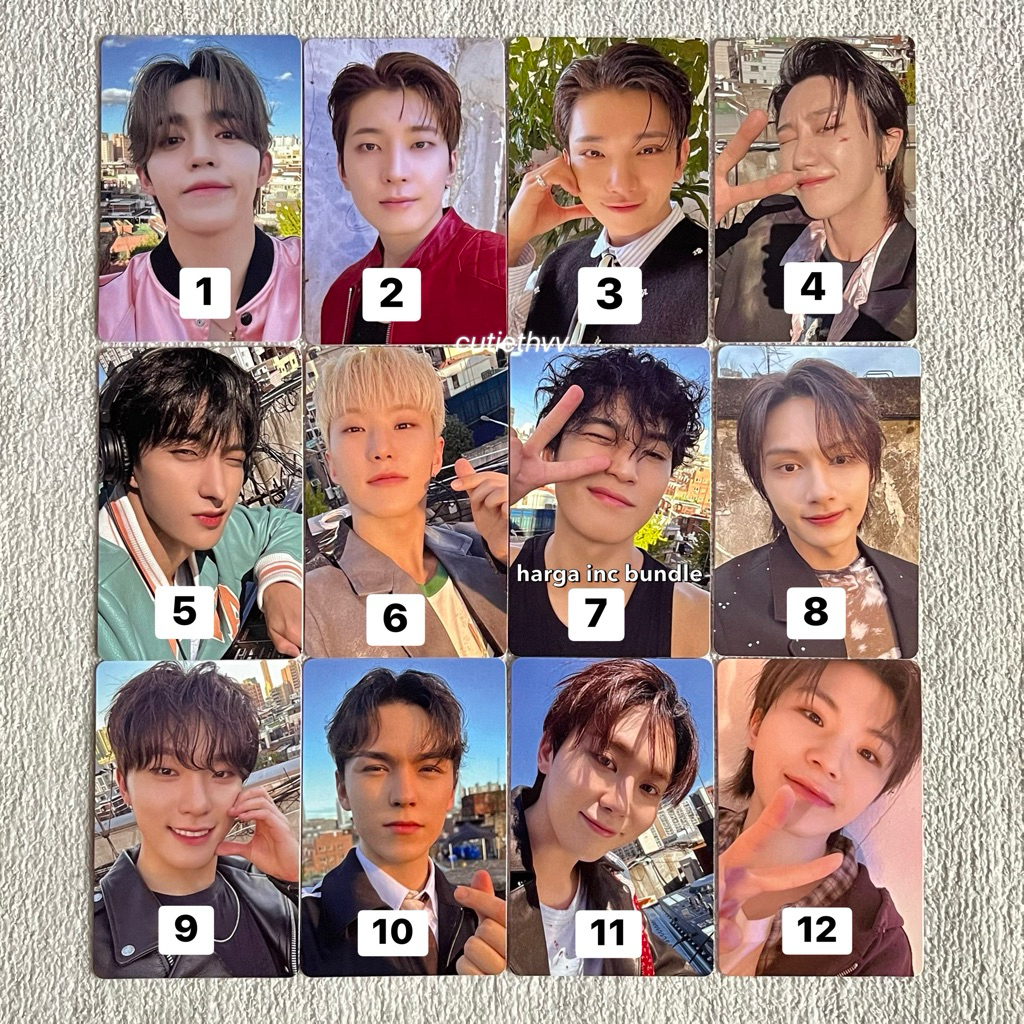 [SALE] PC SEVENTEEN OFFICIAL SCOUPS WONWOO JOSHUA THE8 DK HOSHI MINGYU JUN DINO VERNON SEUNGKWAN WOO