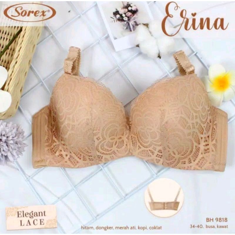 BH/ Bra Sorex Renda Brokat Orisinil Adem Dan Lembut/ Bra Renda Sorex 9817