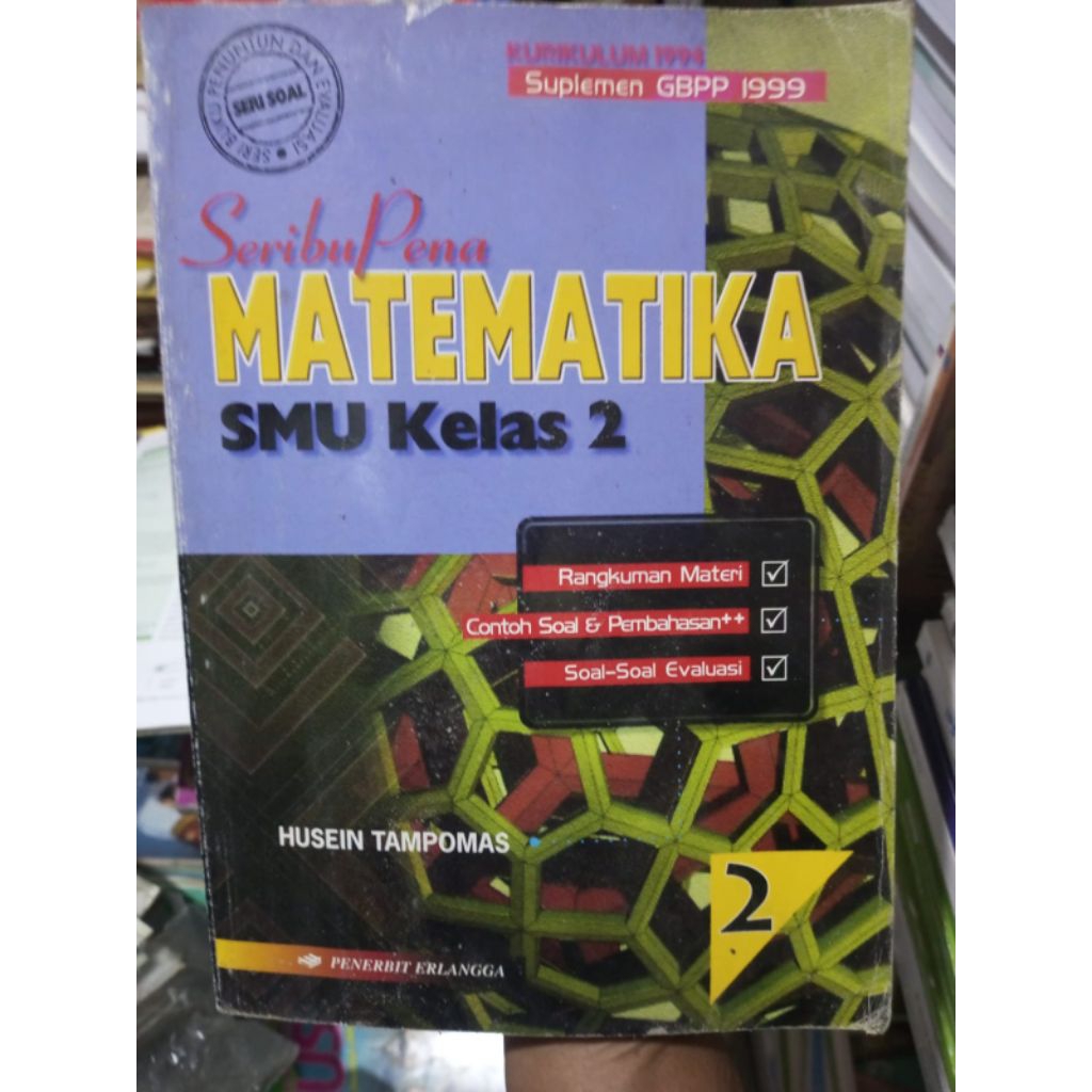 buku original seribupena matematika untuk kls 2 SMU  /  1999