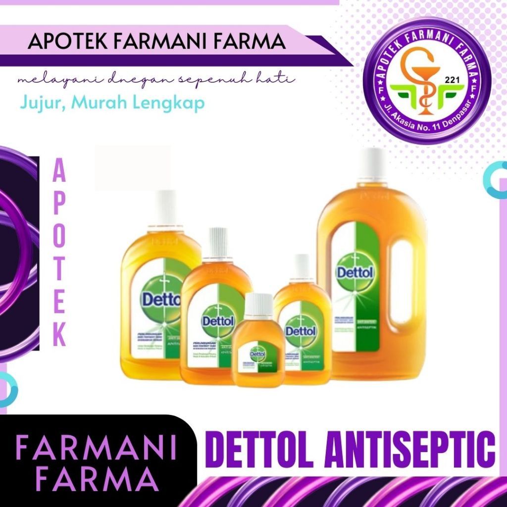 DETTOL CAIR / DETTOL LIQUID / ANTISEPTIK / CAIRAN ANTISEPTIK / PEMBERSIH LUKA