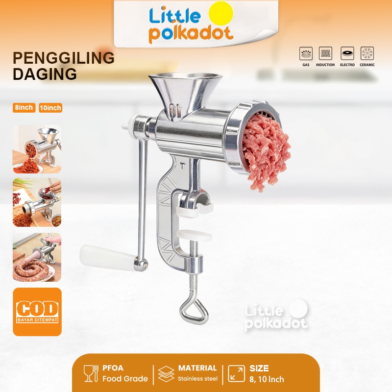 Littlepolkadot Penggiling Daging Blender Daging Penggiling Cabe Penggiling Tepung Penggiling Daging 