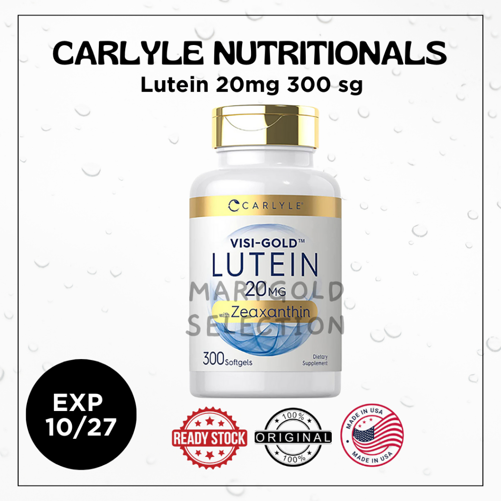 Lutein Zeaxanthin 20 mg Carlyle 300 sg vitamin Kesehatan mata vit vision zeaxanthin suplemen