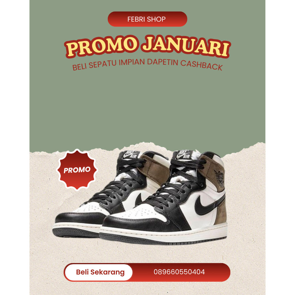 Sepatu Nike Jordan 1 Retro High