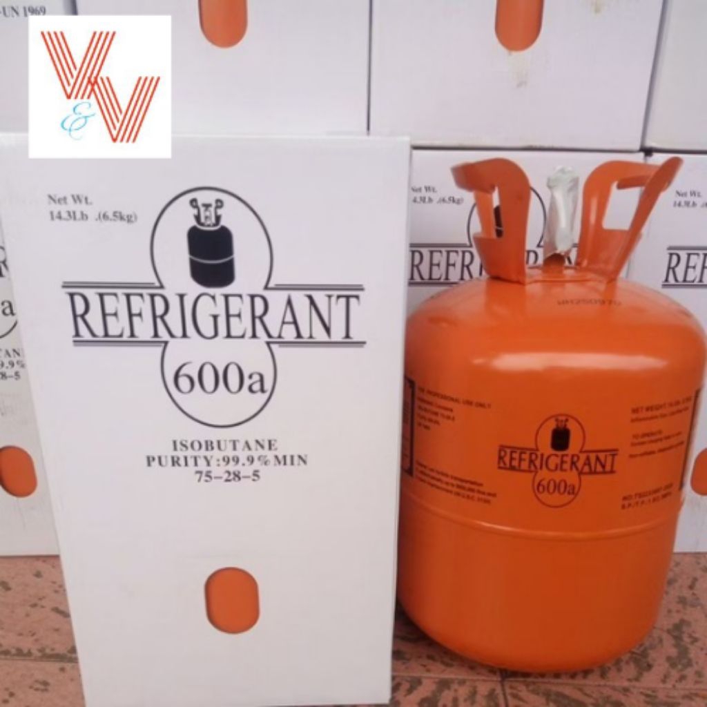 refrigerant R600a/R 600/R600 isi 6,5 kg segel pabrik