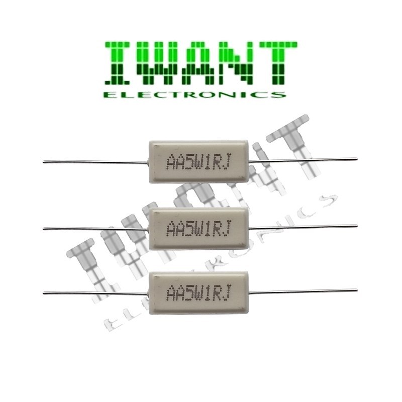 RESISTOR 5W 1 OHM RESISTOR 1R 5WATT RESISTOR 10 OHM 5WATT RESISTOR  10R 100R 5 WATT RESISTOR 47 OHM 