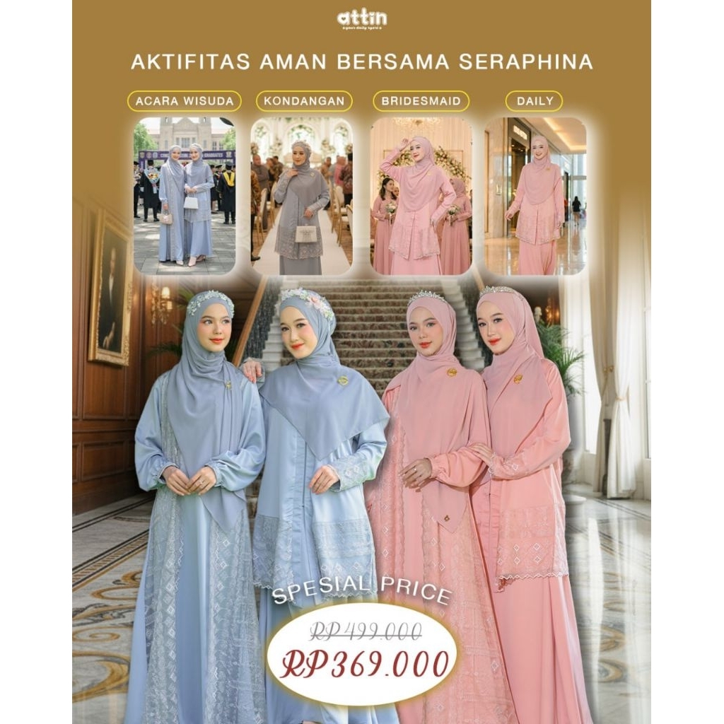 Gamis Seraphina Dress By Attin Hijab
