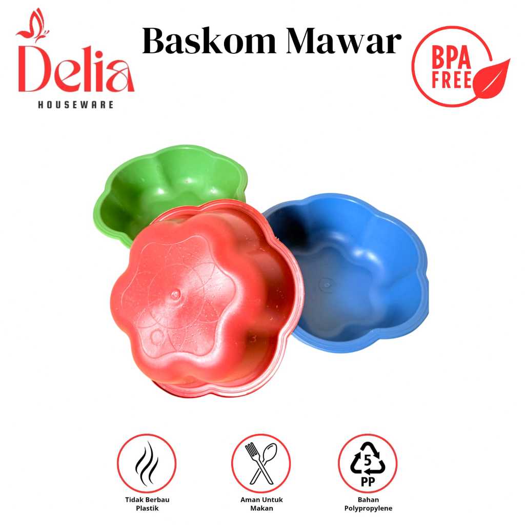 BASKOM MAWAR/ ROSE - BASKOM NASI HAJATAN - EMBER MAWAR PLASTIK TEBAL - BASKOM BERKATAN PLASTIK