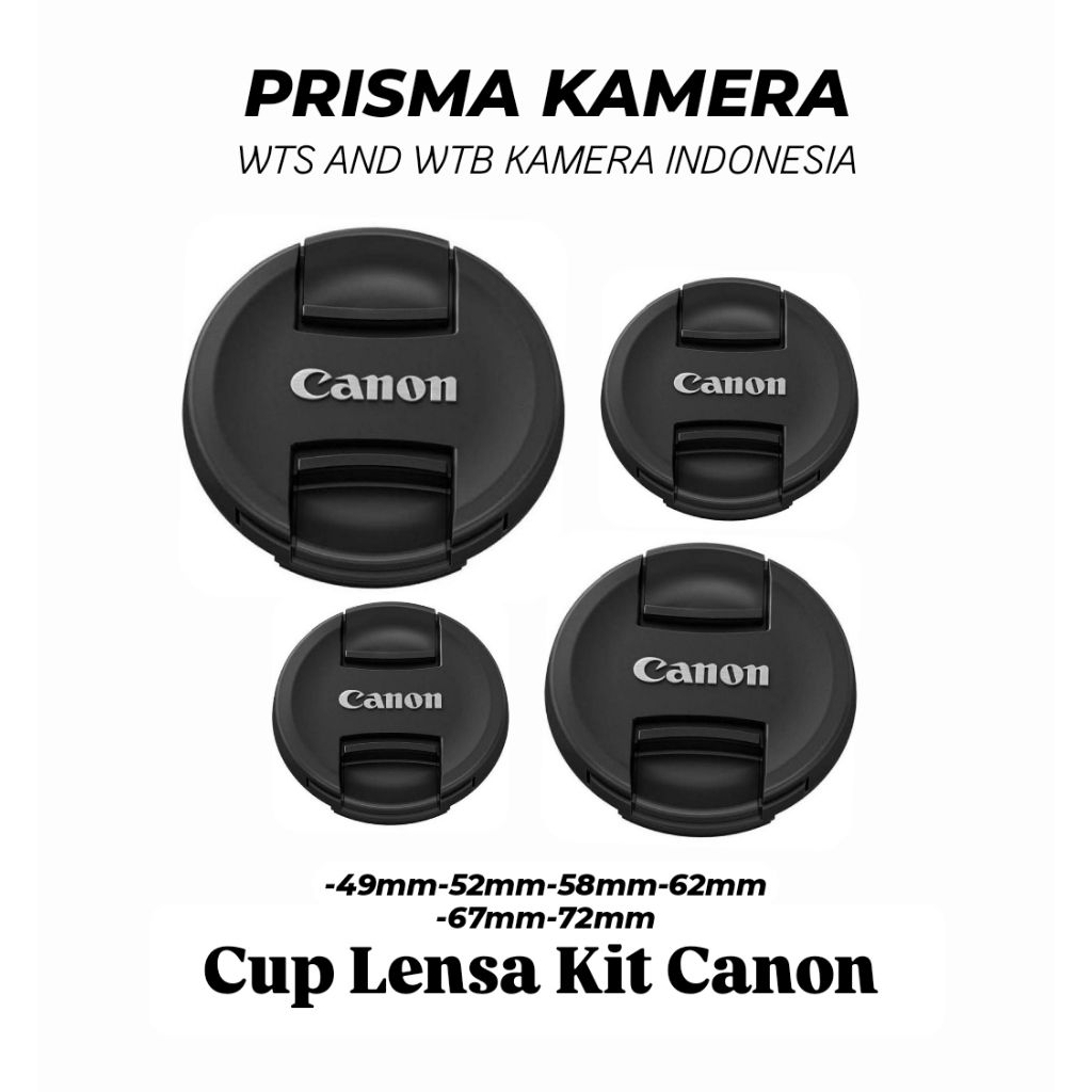 Tutup Lensa Canon Second Original