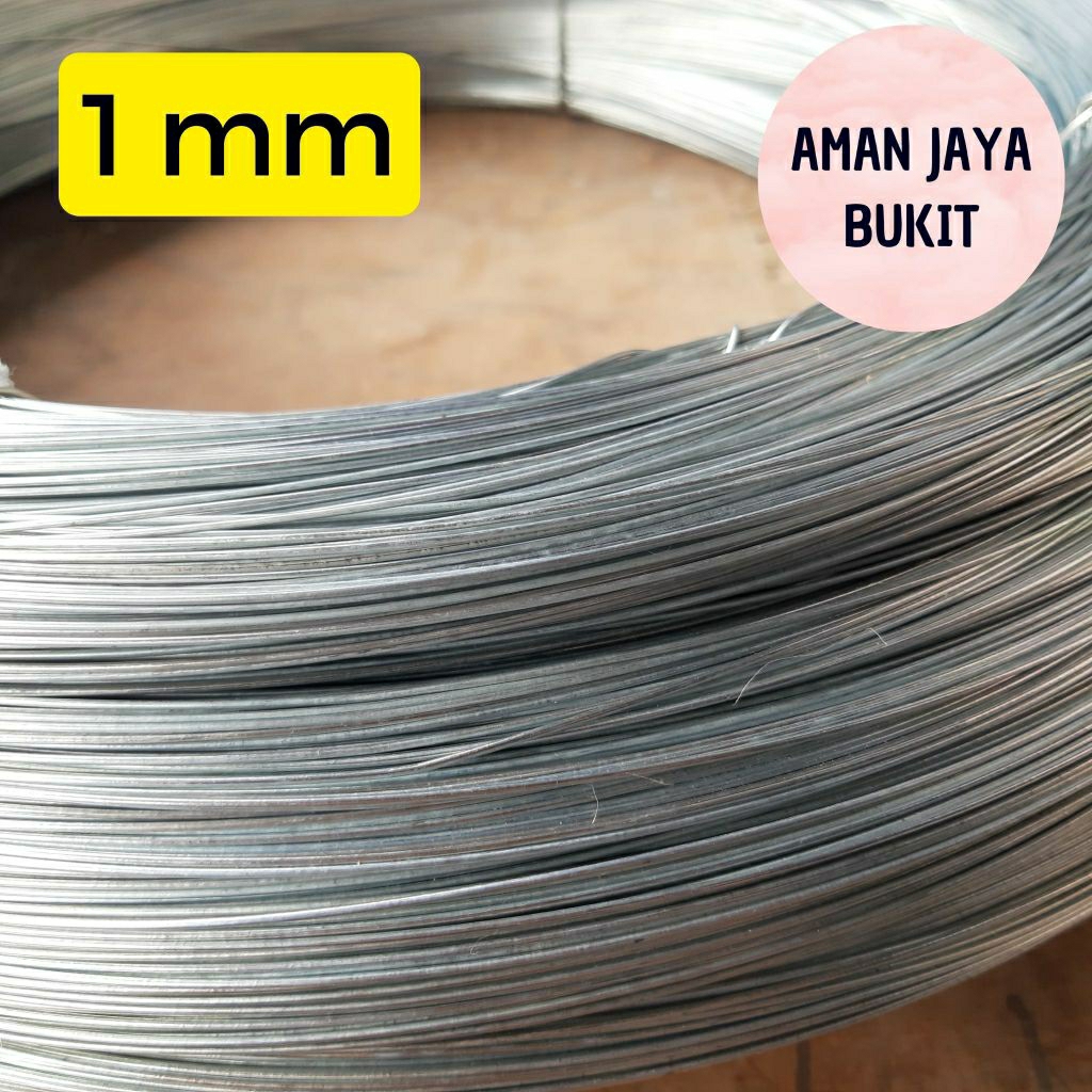 Kawat Putih Galvanis 1/2 Kg BWG 20 Tebal -+ 1mm