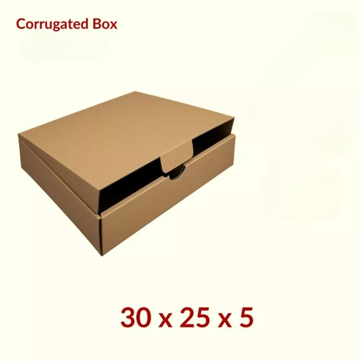 Kardus Die Cut kotak Packing Box Aksesories Ukuran 30x25x5 cm