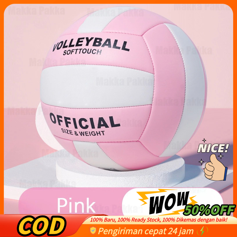 (Parcel Lebaran) Asli High Quality Bola Volly Original 100% /Bola Voli Bonus Pompa Dan Adapter /Pela