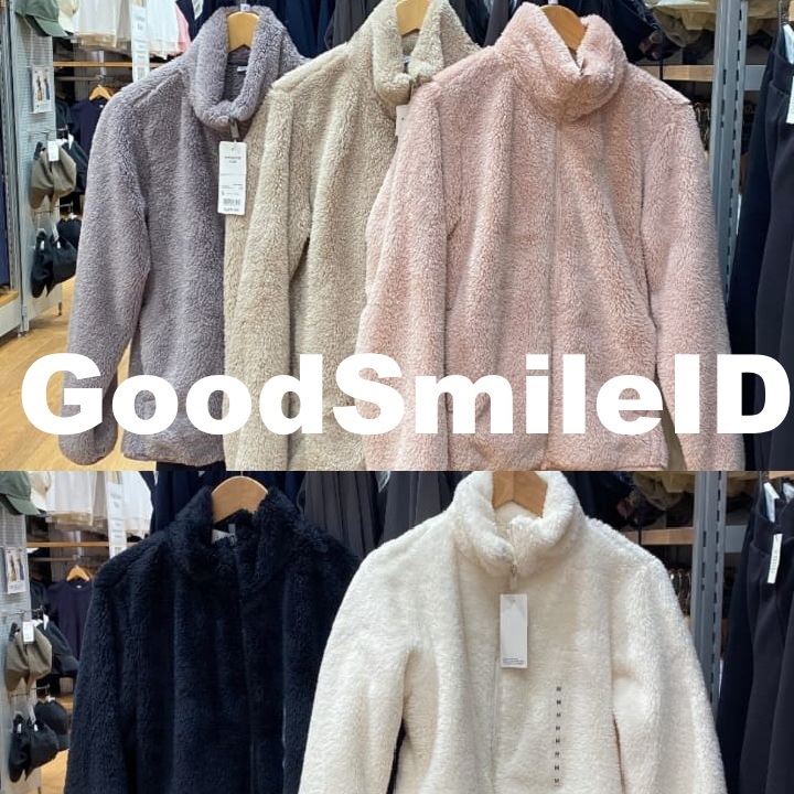 SALE Women Jaket Fleece Lembut Retsleting Fluffy Yarn Bulu Outer Winter Musim Dingin Hangat Wanita U