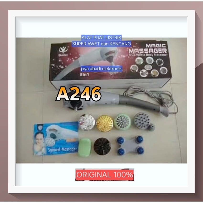 A246 ORI 100% PELANGSING PENGHANCUR LEMAK H118 MESIN MASSAGE KURUS LISTRIK ELEKTRIK TERAPI MAGIC MAS