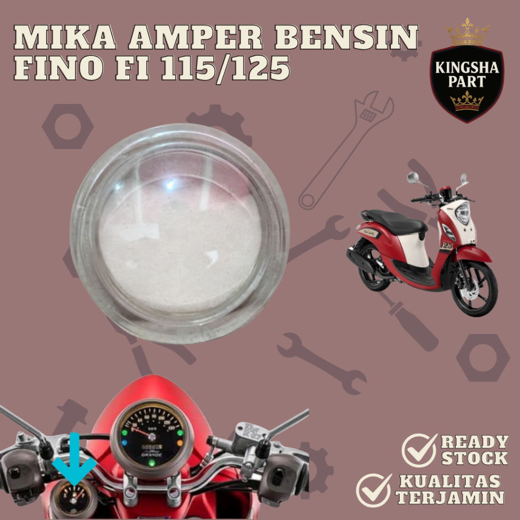mika kaca amper bensin fino fi mika amper bensin yamaha fino 115 fi fino 125 fi