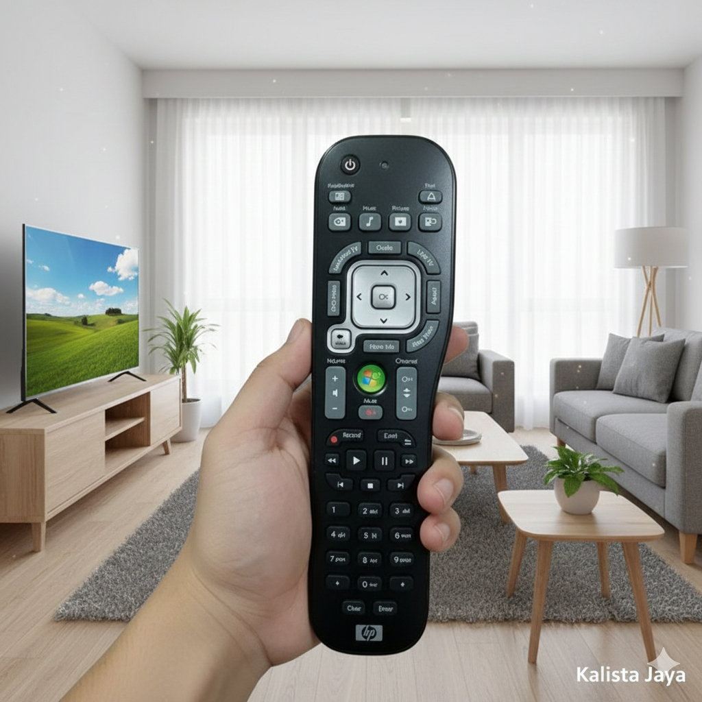 REMOTE PROYEKTOR PROJECTOR HP ORIGINAL ASLI