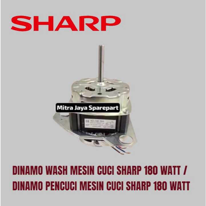 DINAMO WASH MESIN CUCI SHARP 180 WATT TEMBAGA / DINAMO PENCUCI MESIN CUCI SHARP 180 WATT TEMBAGA