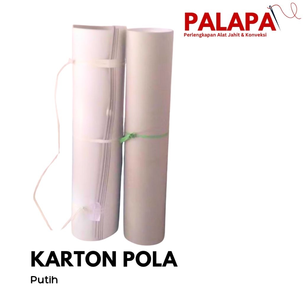 Kertas karton pola warna putih bahan kuat dan tebal