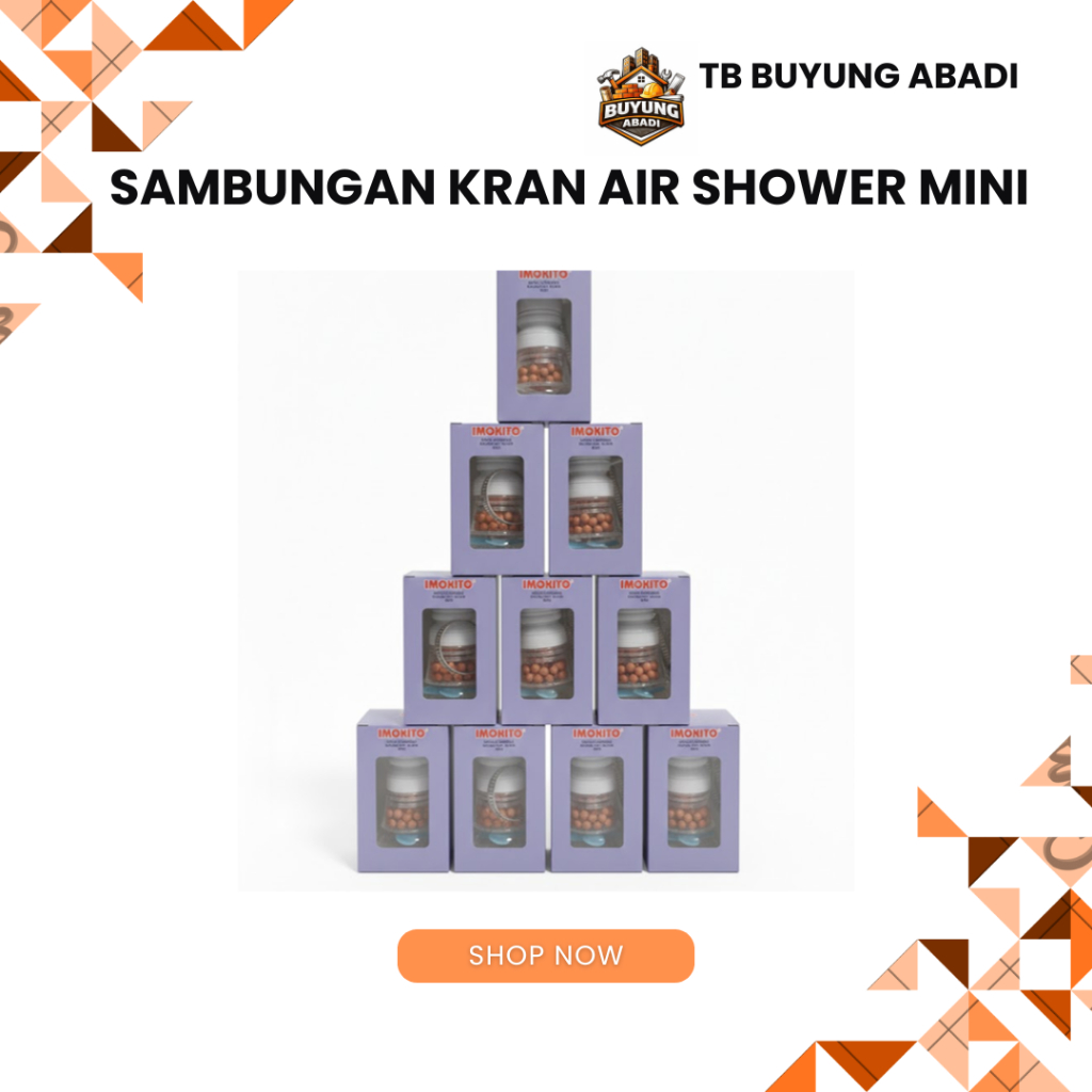 Sambungan Kran Air Fleksibel Mokito - Fleksibel, Hemat Air, Putar 360 Derajat