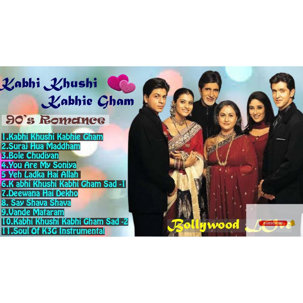 Flashdisk 16 GB Full Berisi MP3 Lagu Kabhi Khushi Kabhie Gham All Songs JUKEBOX ,Shahrukh Khan & Kaj
