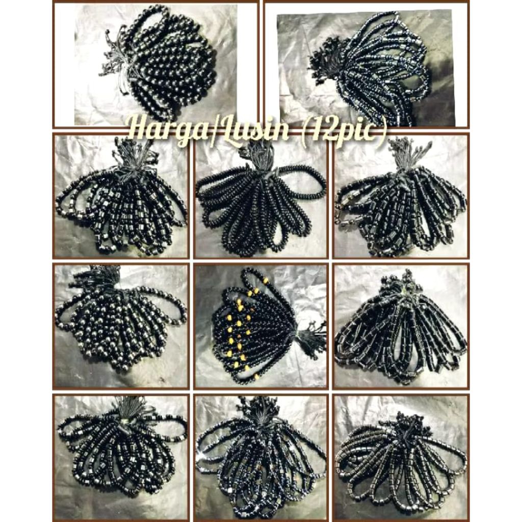 Grosir/Gelang Brustin Gelang batu gelang lambat Gelang black jet harga grosir Tali serut