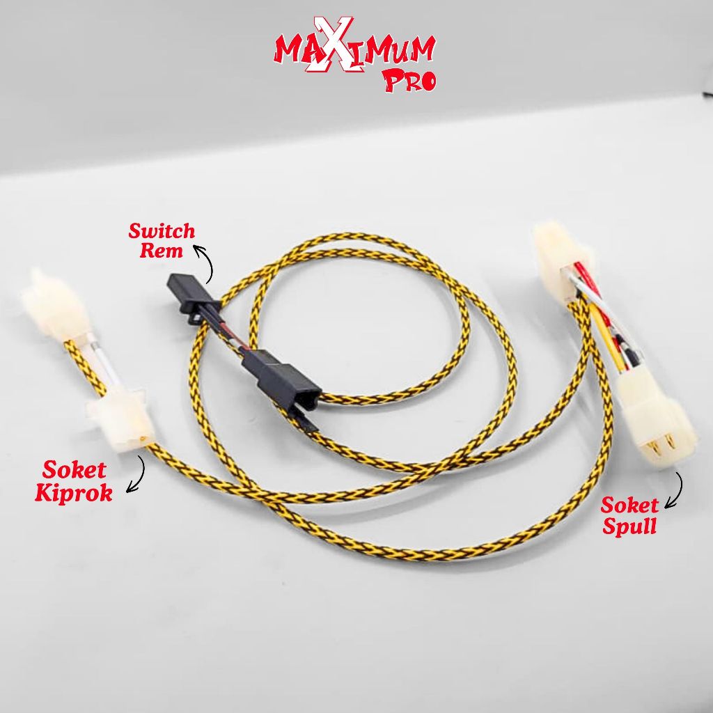 KABEL FULLWAVE JUPITER MX OLD PNP KABEL FULLWAVE DC KABEL KONVERTER FULLWAVE BRAIDED SLEEVE TATANAN 