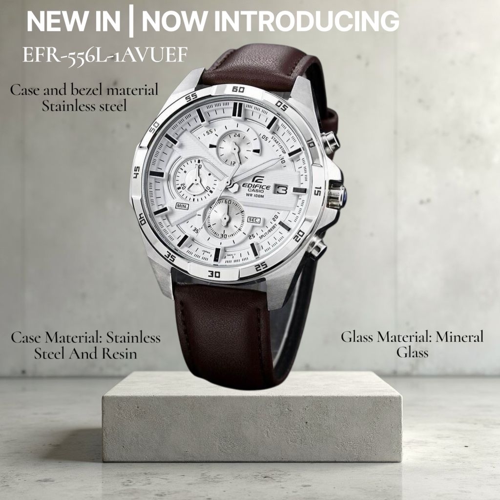 Casio Edifice EFR556 leather