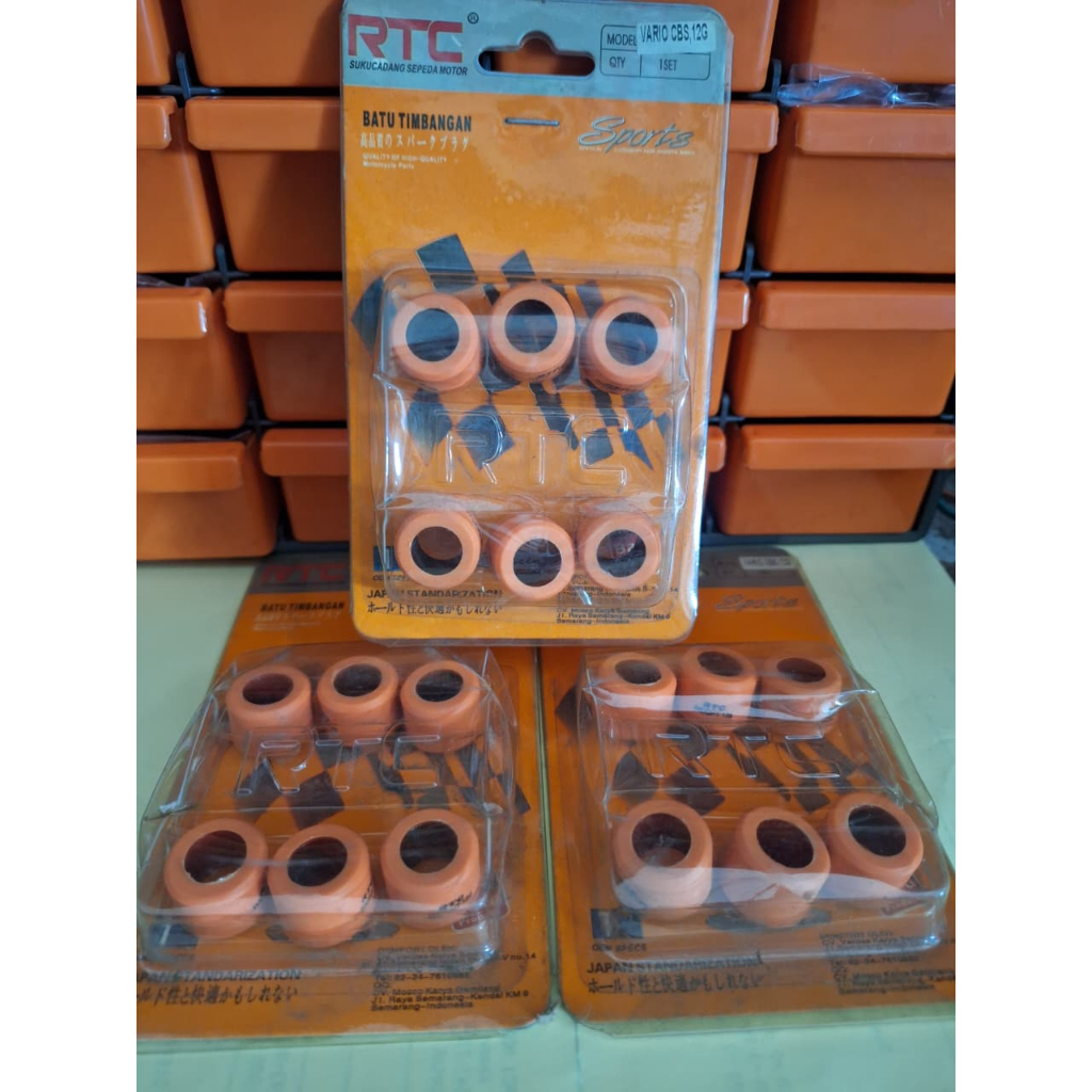ROLLER VARIO 125 150 RTC 12 GRAM SET ISI 6