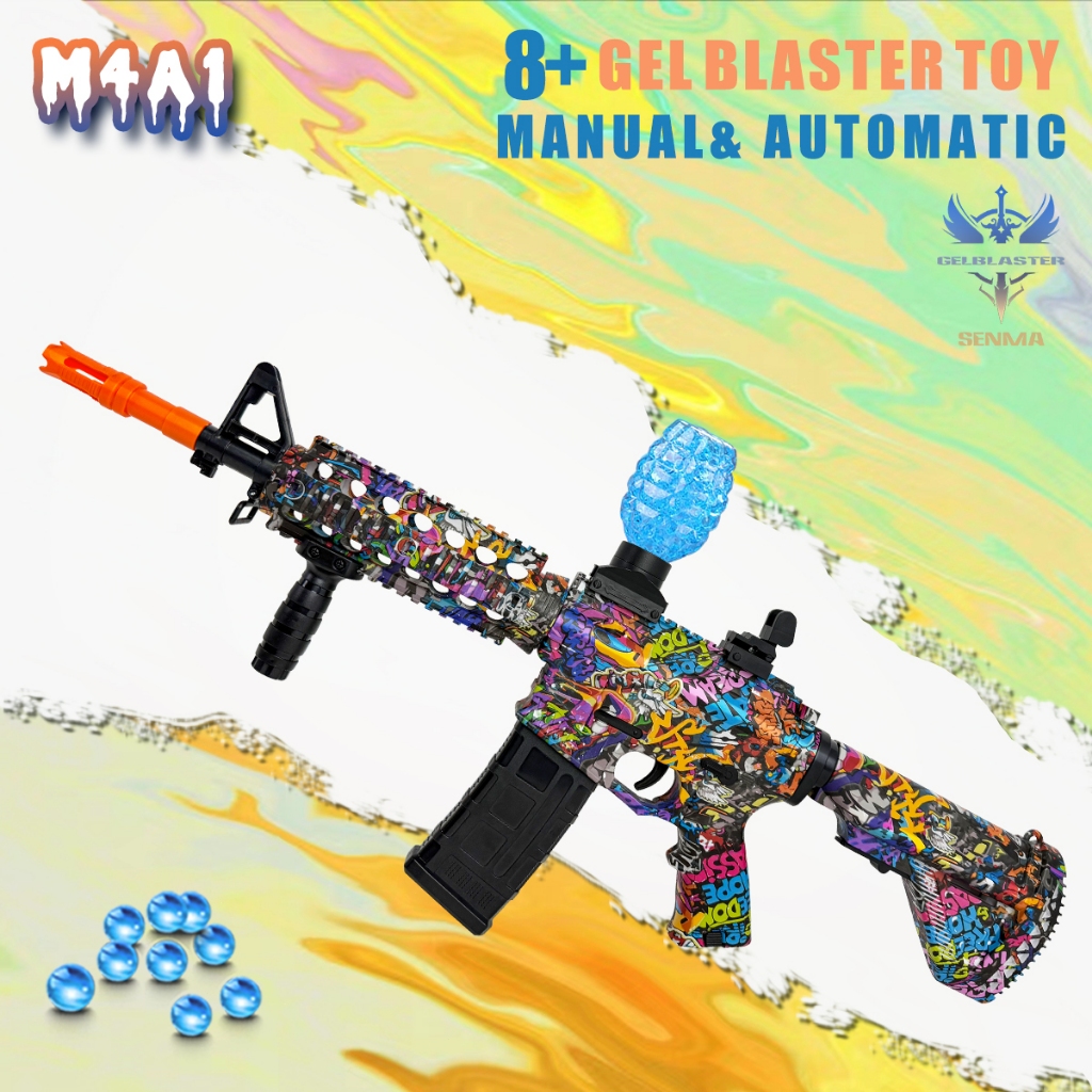 Mainan Gel Gun Anak Water Gel Aman Set Anak
