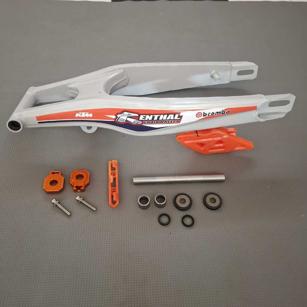 SWING ARM REPLIKA KTM PLUS SETELAN RANTAI CNC PLUS TENSIONER MODEL KTM PNP KLX CRF // ARM REPLIKA KT