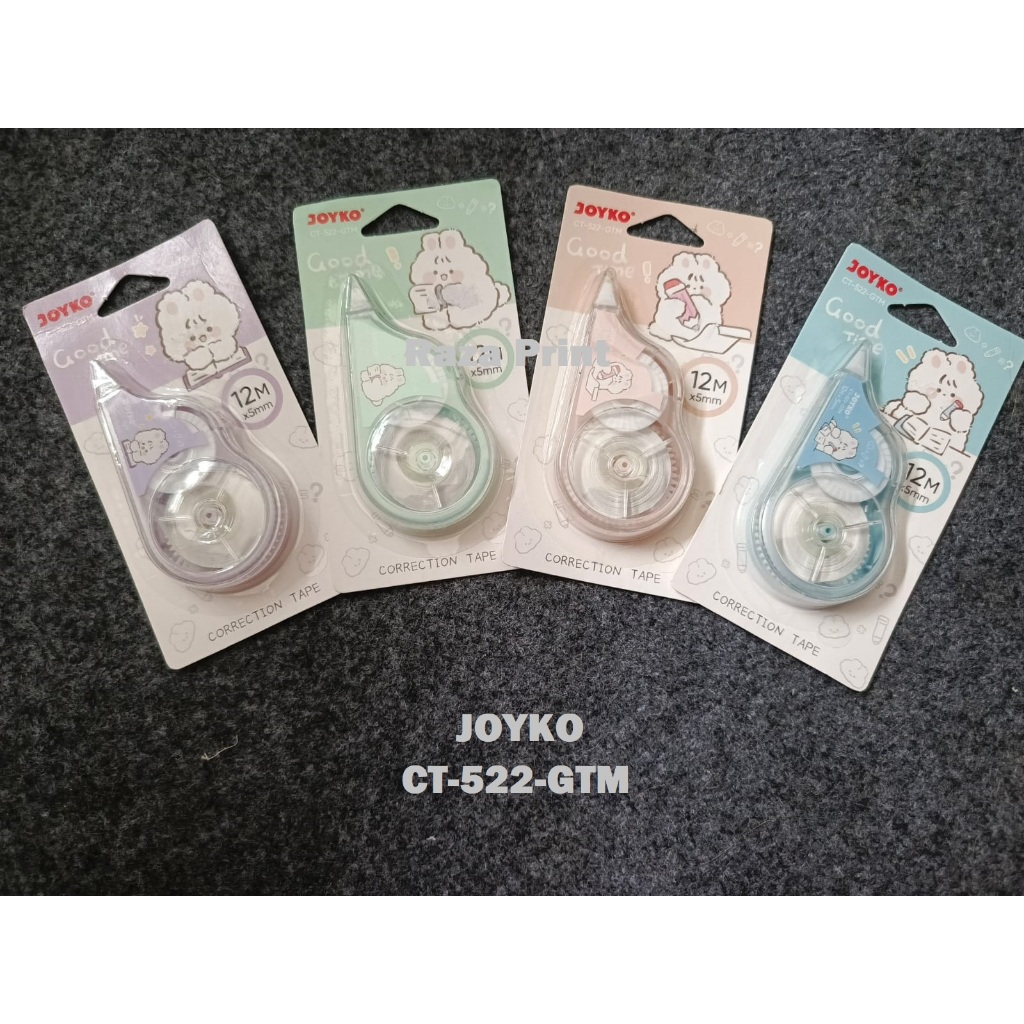 JOYKO Correction Tape CT-522-GTM 12M x 5mm Good Time (Satuan)