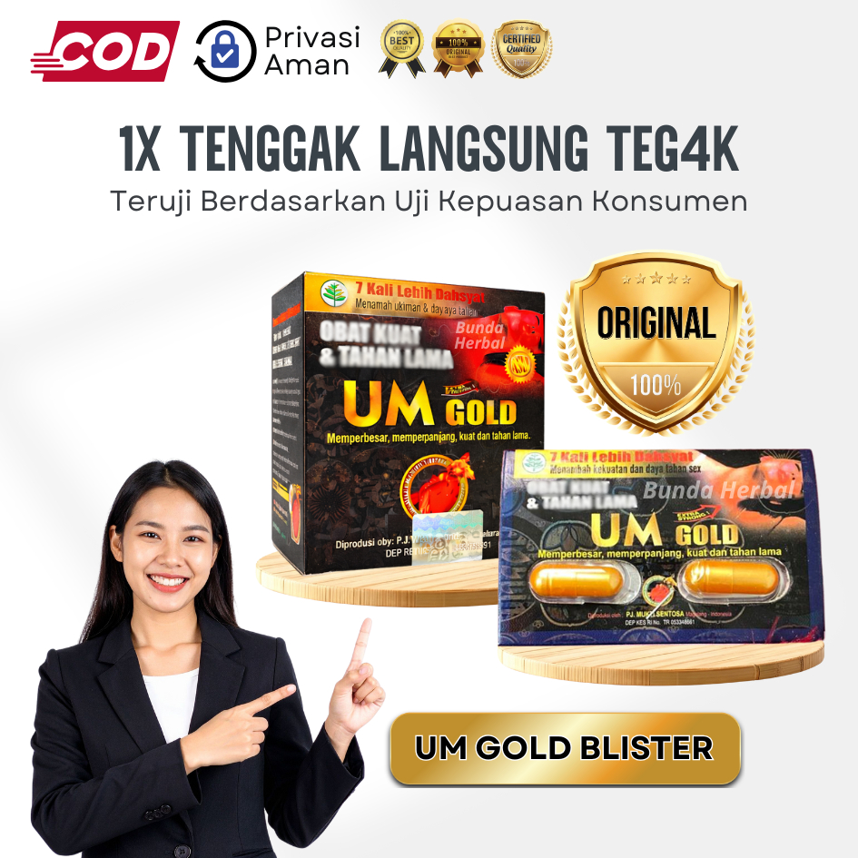 UM GOLD KAPSUL | Urat Madu 100% Original | UM Gold Blister | UM Gold New | UM Gold Ori | Urat Madu G