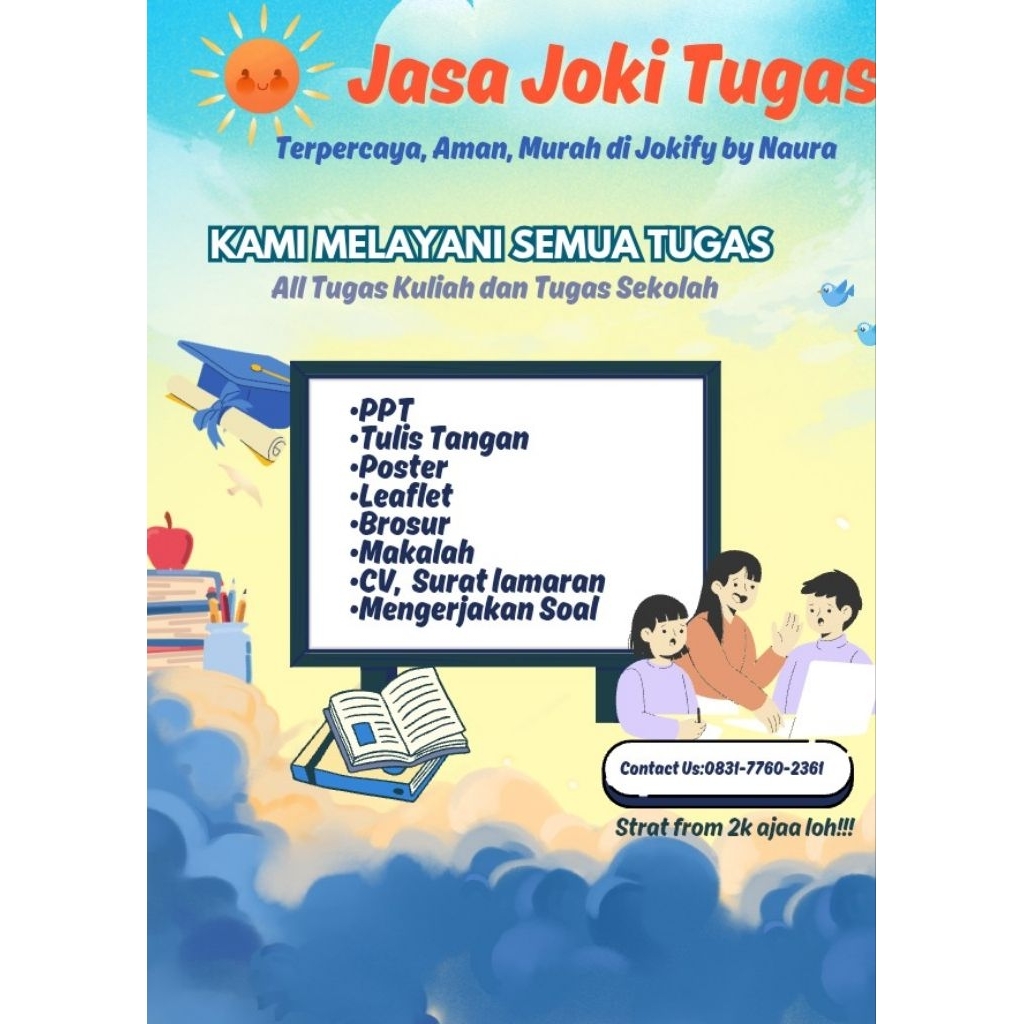 jasa joki tugas murah dan terpercaya