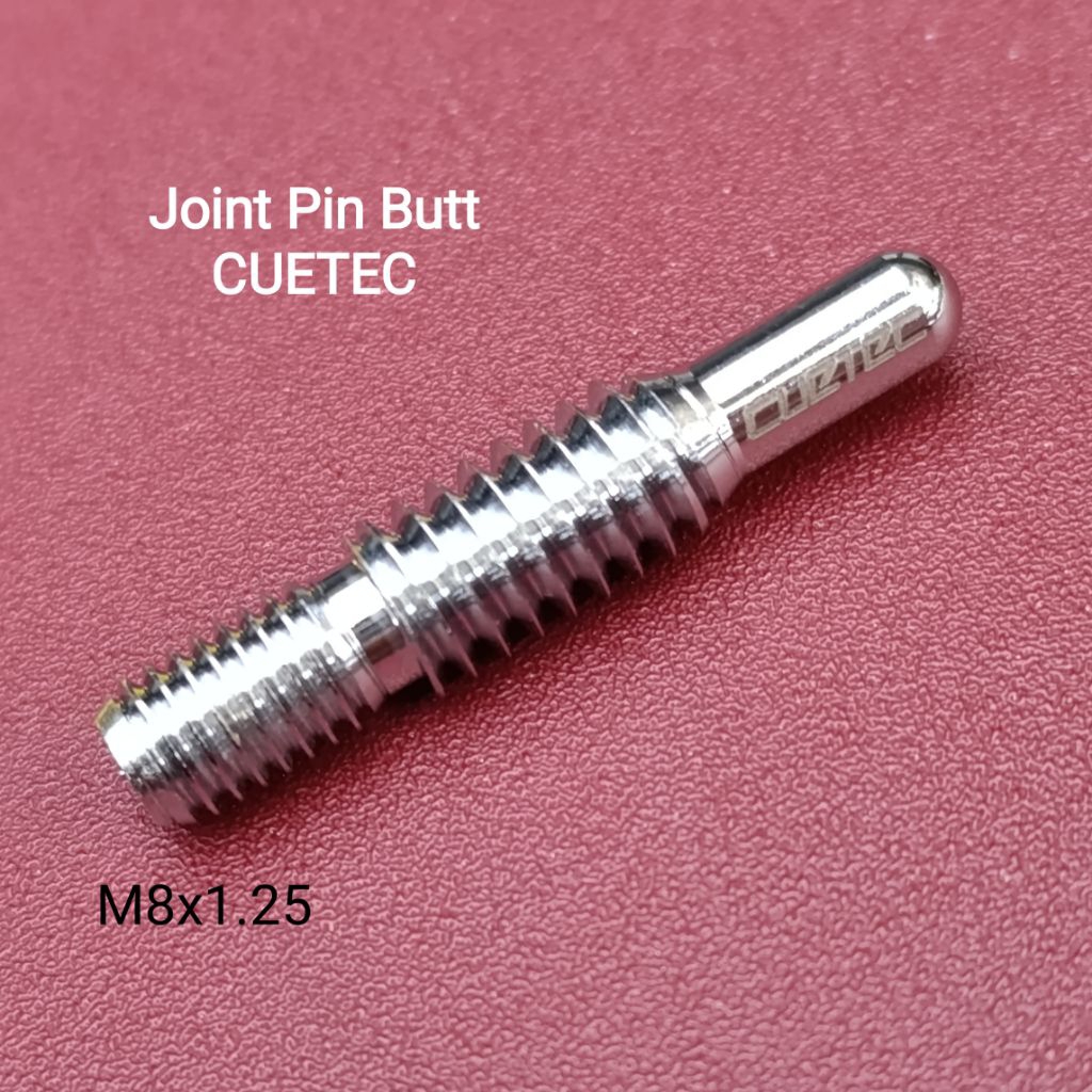 Butt Joint Pin Cuetec 3/8x14 - Baut sambungan join stick billiard drat 3/8-14 ignite