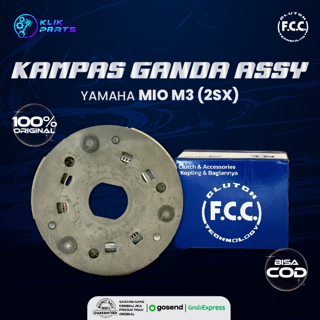 FCC Kampas Ganda Assembly Set Motor Yamaha Mio M3 (2SX) Original
