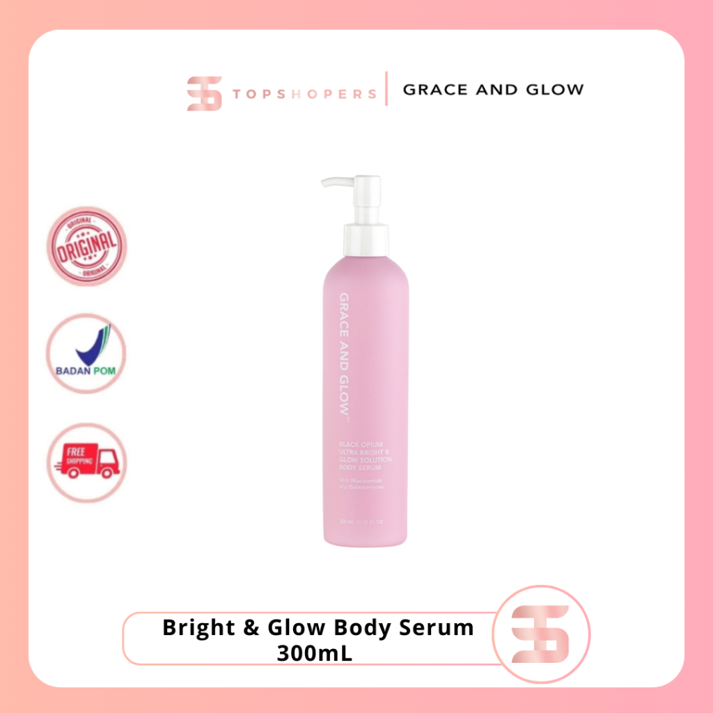 Grace and Glow  Bright & Glow Body Serum 300mL